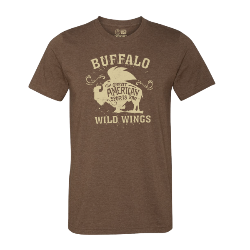 BU Retro Buffalo T-Shirt, Chocolate Heather / Thumbnail