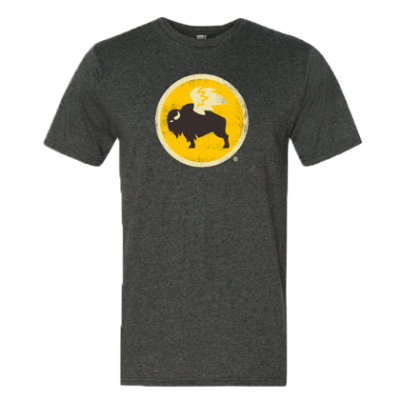 BU Logo T-Shirt, Charcoal Heather