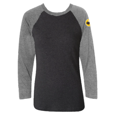 BU Two-Tone Long Sleeve, Charcoal/Graphite Heather