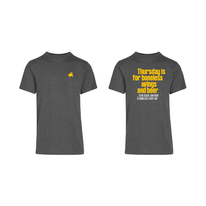 BU Boneless Wings and Beer FOH T-Shirt